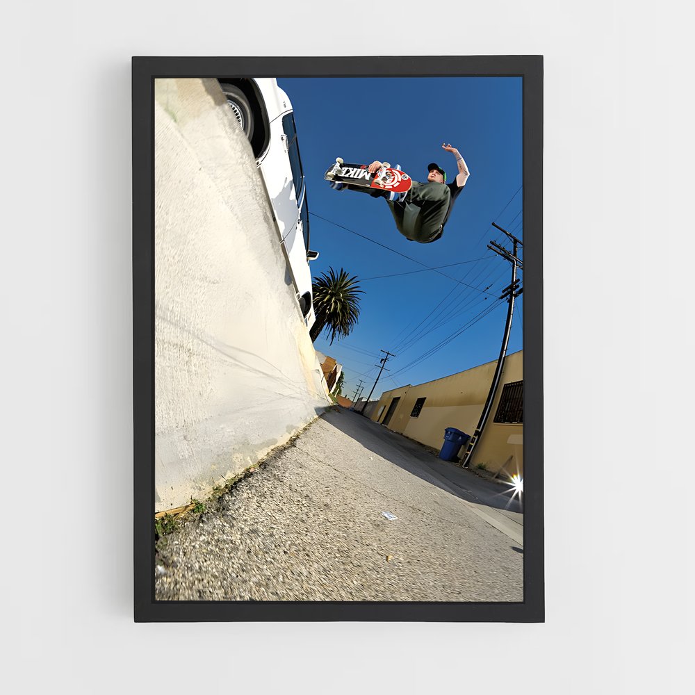 Poster Trickster Mike – affiche Skateboard (vue 2)